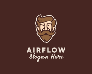 Hipster Old Guy logo design