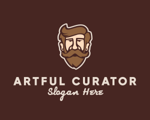 Hipster Old Guy logo design