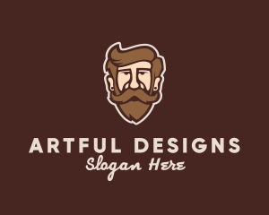 Hipster Old Guy logo design