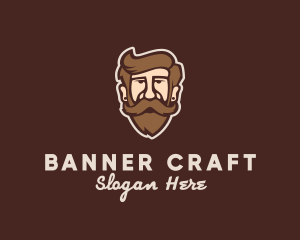 Hipster Old Guy logo design