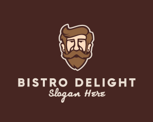 Hipster Old Guy logo design