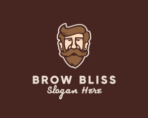 Hipster Old Guy logo design