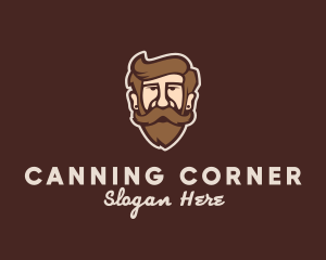 Hipster Old Guy logo design