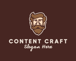 Hipster Old Guy logo design