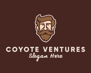 Hipster Old Guy logo design