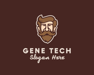 Hipster Old Guy logo design