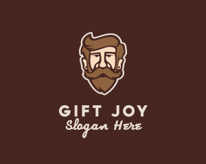 Hipster Old Guy logo design