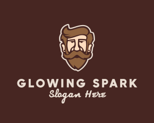 Hipster Old Guy logo design