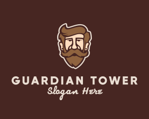 Hipster Old Guy logo design