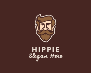 Hipster Old Guy logo design