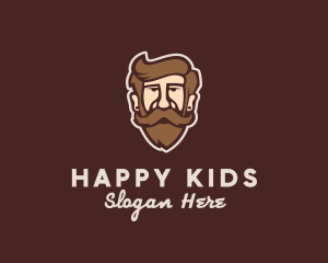 Hipster Old Guy logo design