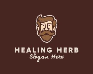 Hipster Old Guy logo design