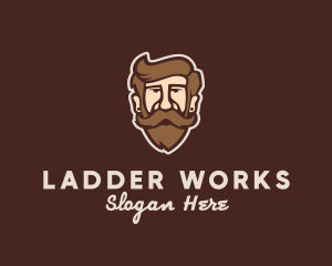 Hipster Old Guy logo design