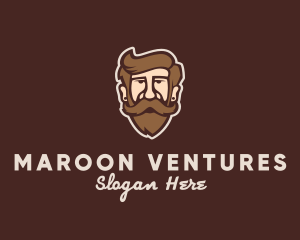 Hipster Old Guy logo design