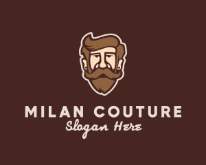 Hipster Old Guy logo design