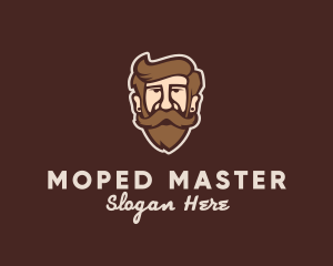 Hipster Old Guy logo design