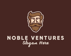 Hipster Old Guy logo design