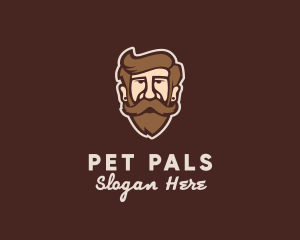 Hipster Old Guy logo design