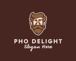 Hipster Old Guy logo design