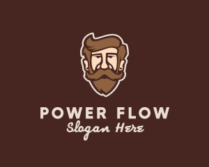 Hipster Old Guy logo design