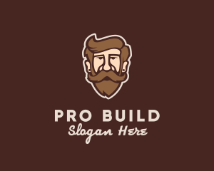 Hipster Old Guy logo design