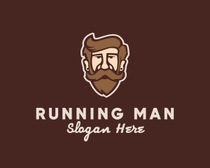 Abraham Lincoln - Hipster Old Guy logo design