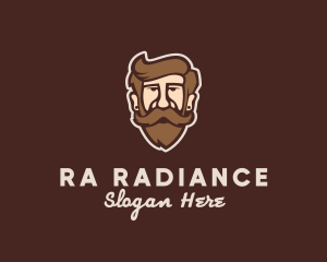 Hipster Old Guy logo design