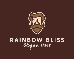 Hipster Old Guy logo design