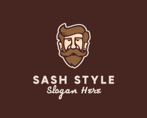 Hipster Old Guy logo design