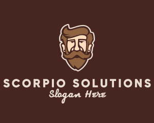 Hipster Old Guy logo design