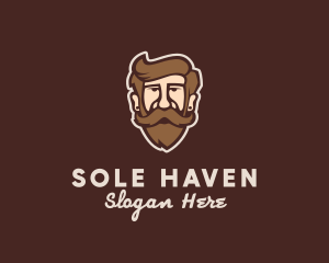 Hipster Old Guy logo design