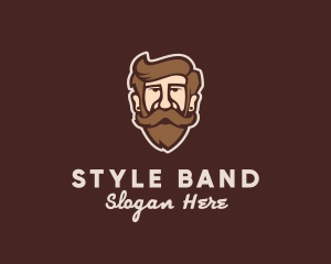 Hipster Old Guy logo design