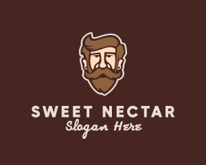 Hipster Old Guy logo design