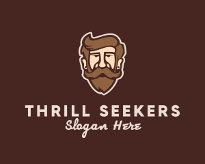 Hipster Old Guy logo design