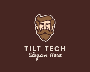 Hipster Old Guy logo design