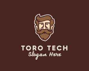 Hipster Old Guy logo design