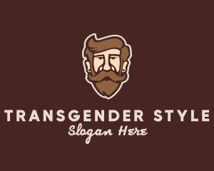 Hipster Old Guy logo design