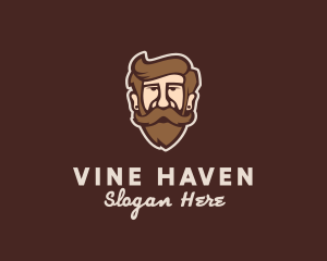 Hipster Old Guy logo design