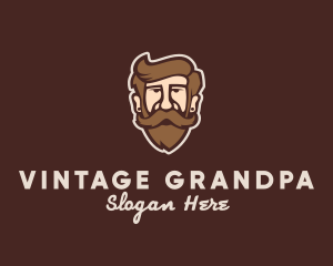 Hipster Old Guy logo design