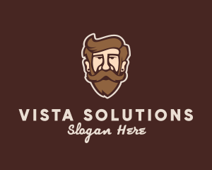 Hipster Old Guy logo design