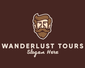 Hipster Old Guy logo design