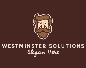 Hipster Old Guy logo design