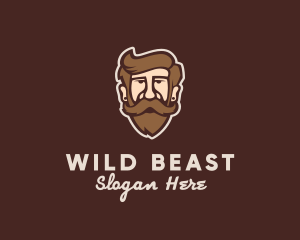 Hipster Old Guy logo design