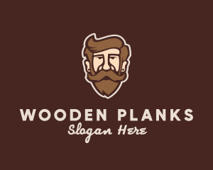 Hipster Old Guy logo design