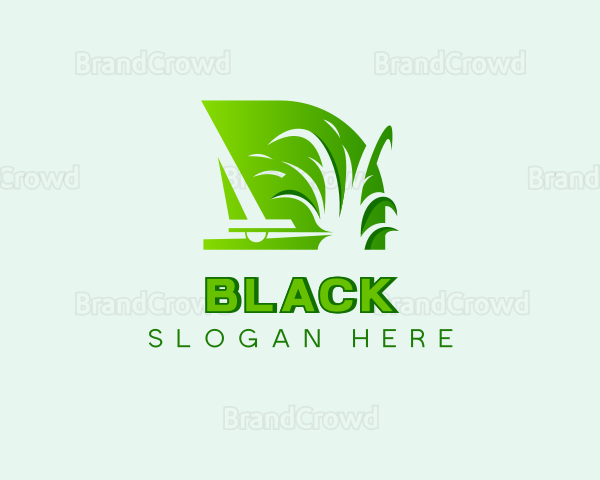 Landscaping Lawn Grass Cutting Logo