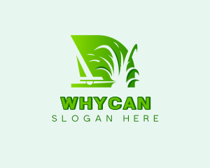Landscaping Lawn Grass Cutting Logo