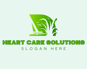 Landscaping Lawn Grass Cutting logo design