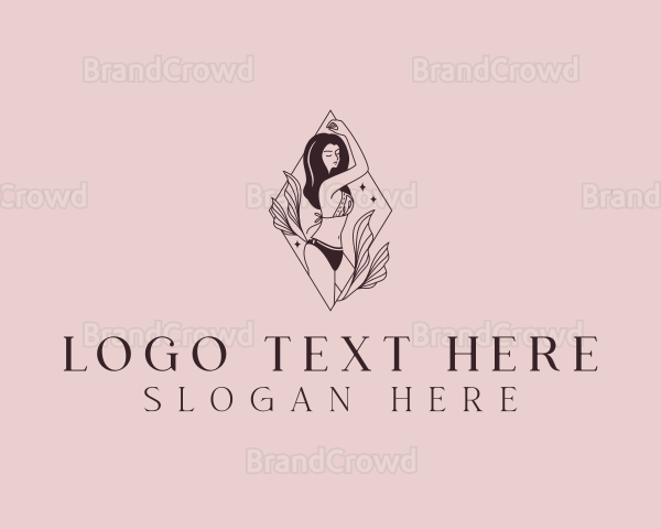 Sexy Woman Bikini Logo