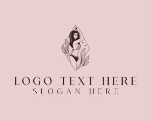 Lingerie - Sexy Woman Bikini logo design