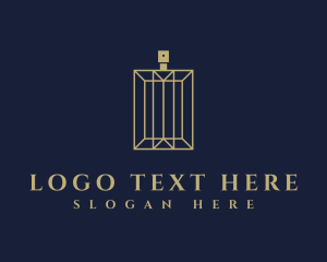 Fragrance - Luxury Perfume Bottle logo design
